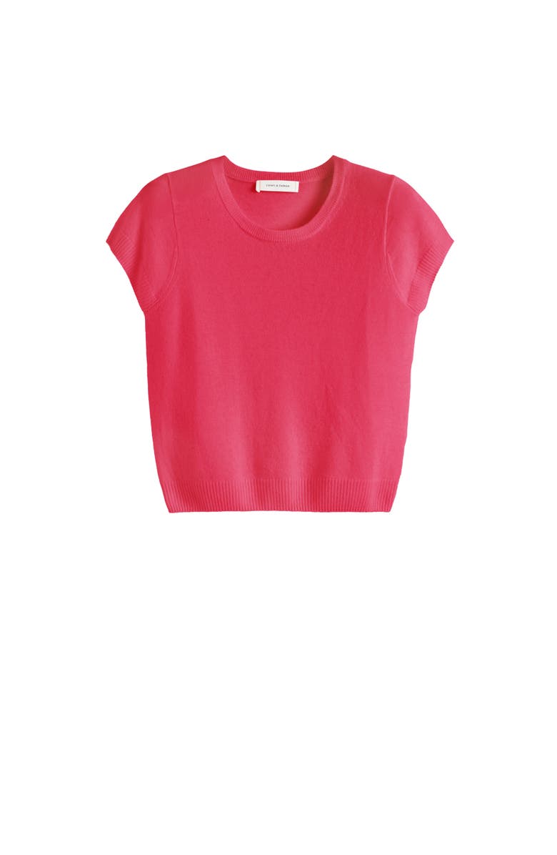 Chinti & Parker Air Pure Cashmere T-Shirt, Main, color, Cream