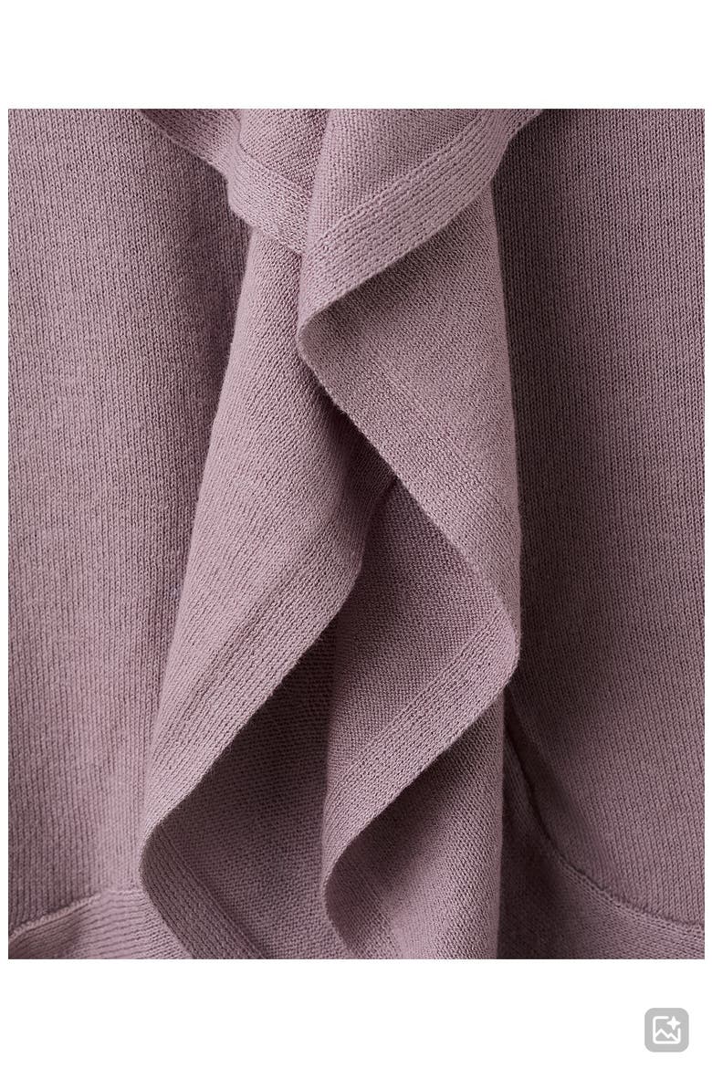 Ruffle Cardigan, Alternate, color, VIOLET