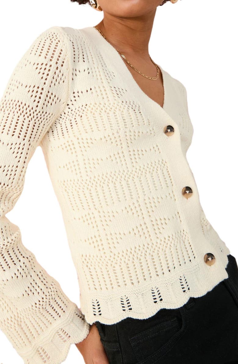 Friends Like These Open Stitch Cardigan, Alternate, color,