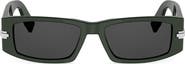 DIOR BlackSuit XL S5I 55mm Rectangular Sunglasses