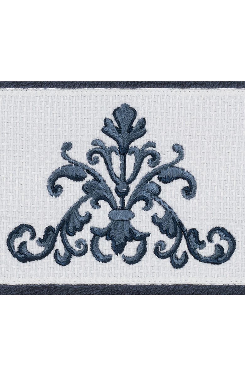 Linum Home Textiles Scarlet Embellished Hand Towel - Midnight Blue, Alternate, color, 