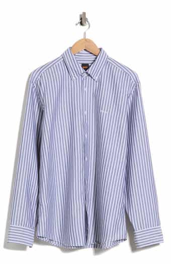 Ricoplus Striped Button Down Shirt