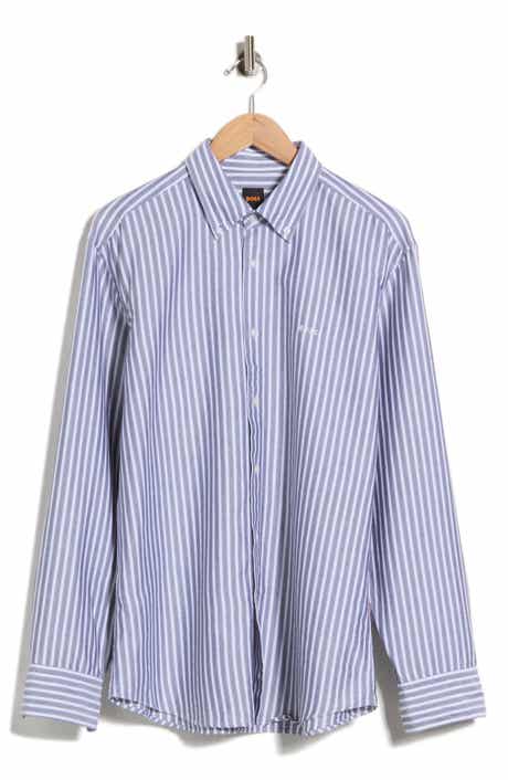 Ricoplus Striped Button Down Shirt