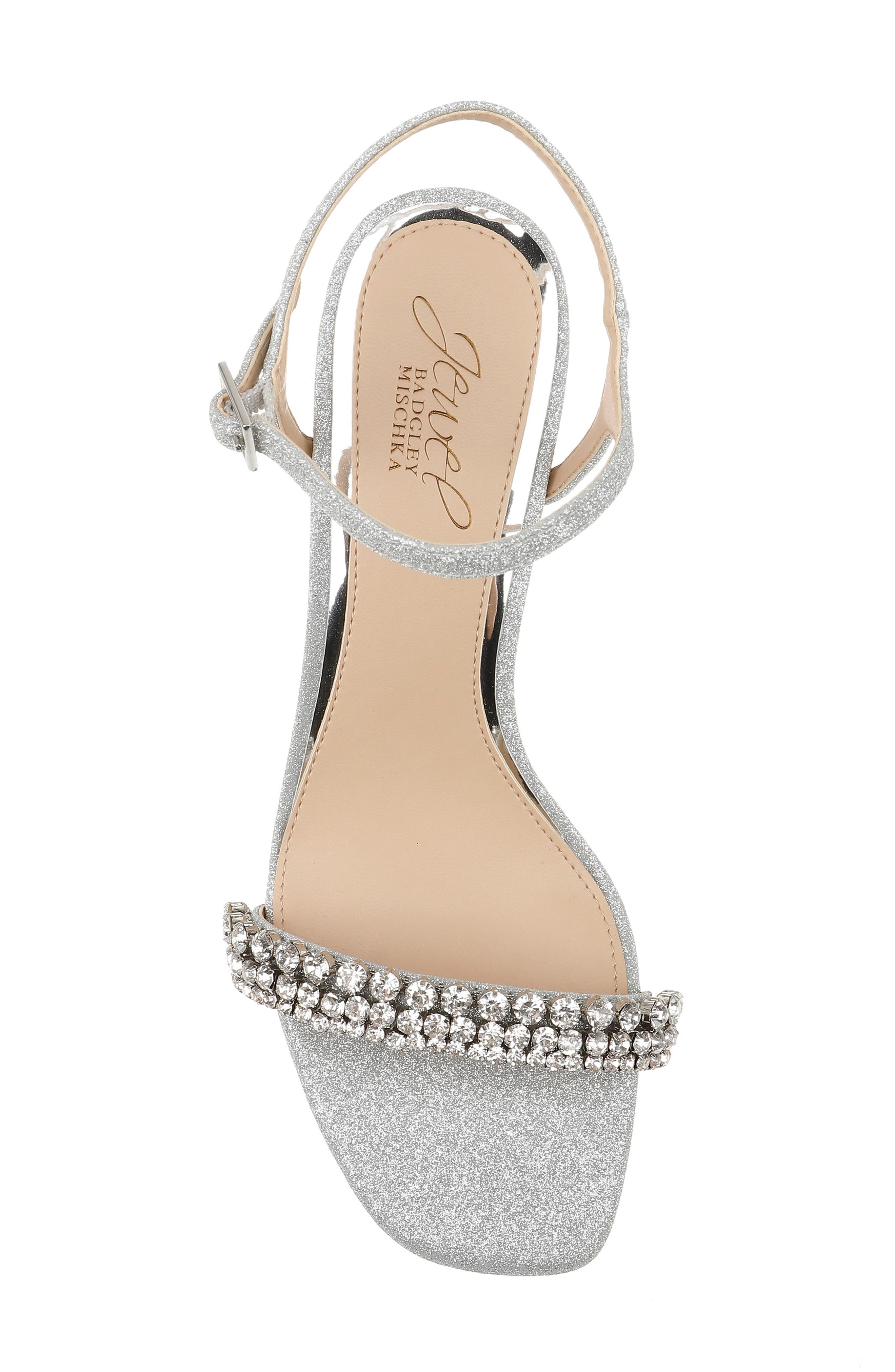 Jewel Badgley Mischka Lori Ankle Strap Sandal, Alternate, color, 