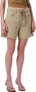 Citizens of Humanity Brynn Drawstring Waist Wide Leg Denim Shorts