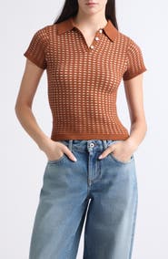 GUEST IN RESIDENCE Shrunken Cashmere Waffle Polo