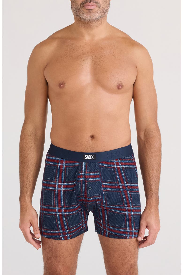 Snooze Boxer Shorts, Main, color, JAZZY PLAID-MARITIME