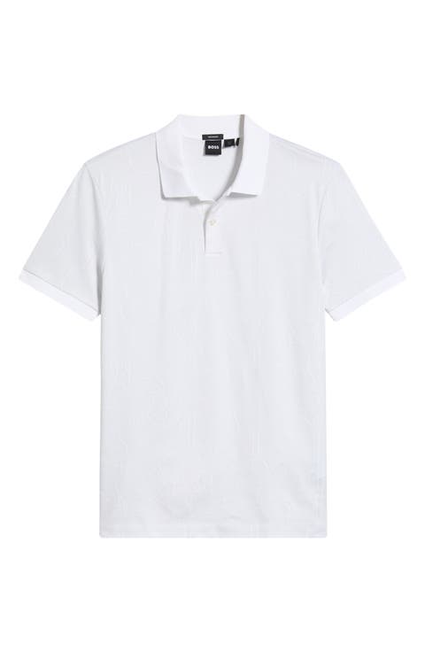Parlay Floral Jacquard Cotton Polo