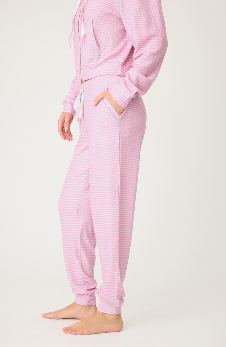 PJ Salvage Secret Garden Banded Pajama Pants, Alternate, color, Bright Pink