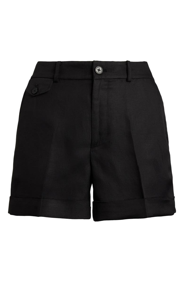 Lauren Ralph Lauren Pleated Twill Shorts, Alternate, color,