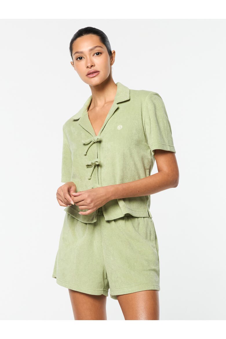 Edda Cropped Shirt, Main, color, RESEDA