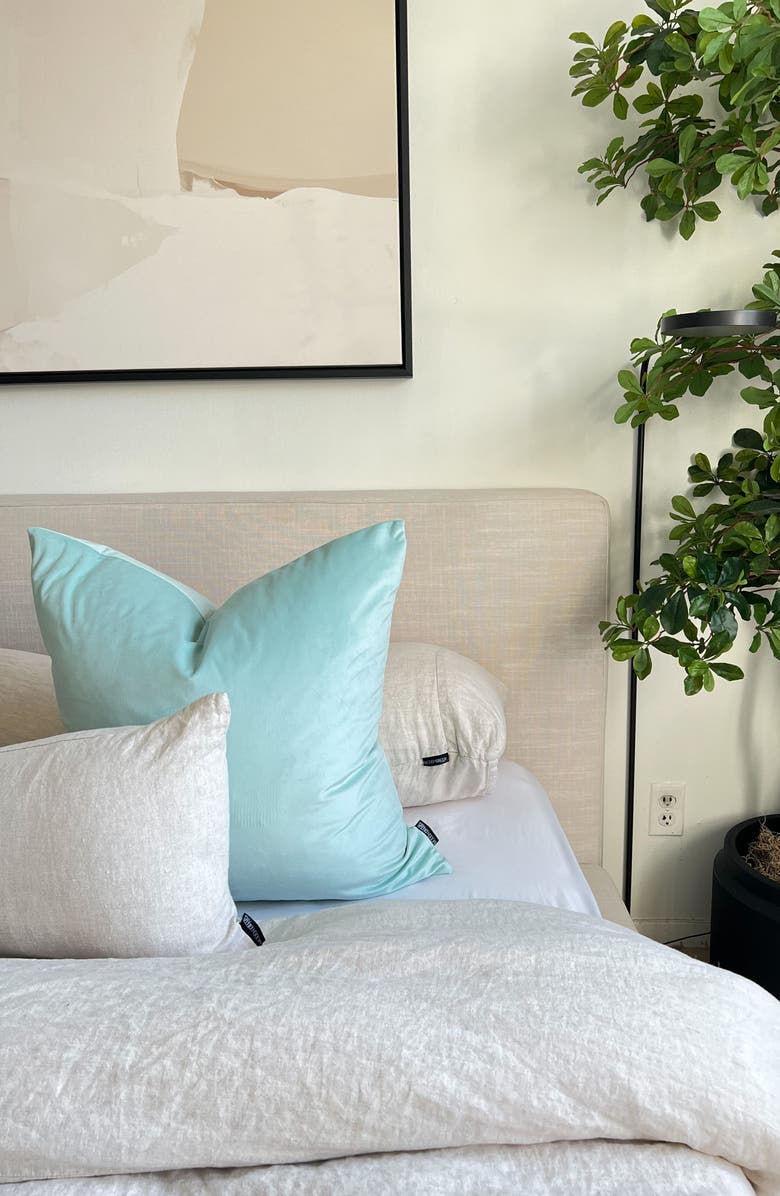 MODISH DECOR PILLOWS Mint Velvet Pillow Cover, Alternate, color, Mint