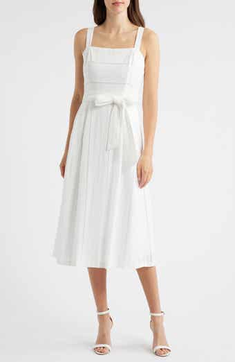Julia Jordan Embroidered Cotton Sundress