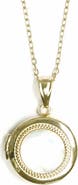 ARGENTO VIVO Finley 14k Gold Plated Mother-of-Pearl Locket Necklace