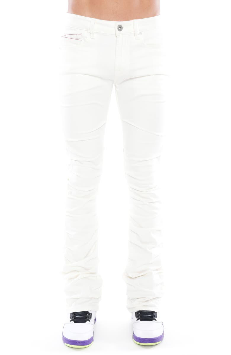 Cult of Individuality Hipster Nomad Stretch Bootcut Jeans, Main, color, White