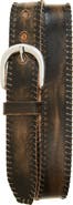 OUR LEGACY Friday Whipstitch Leather Belt