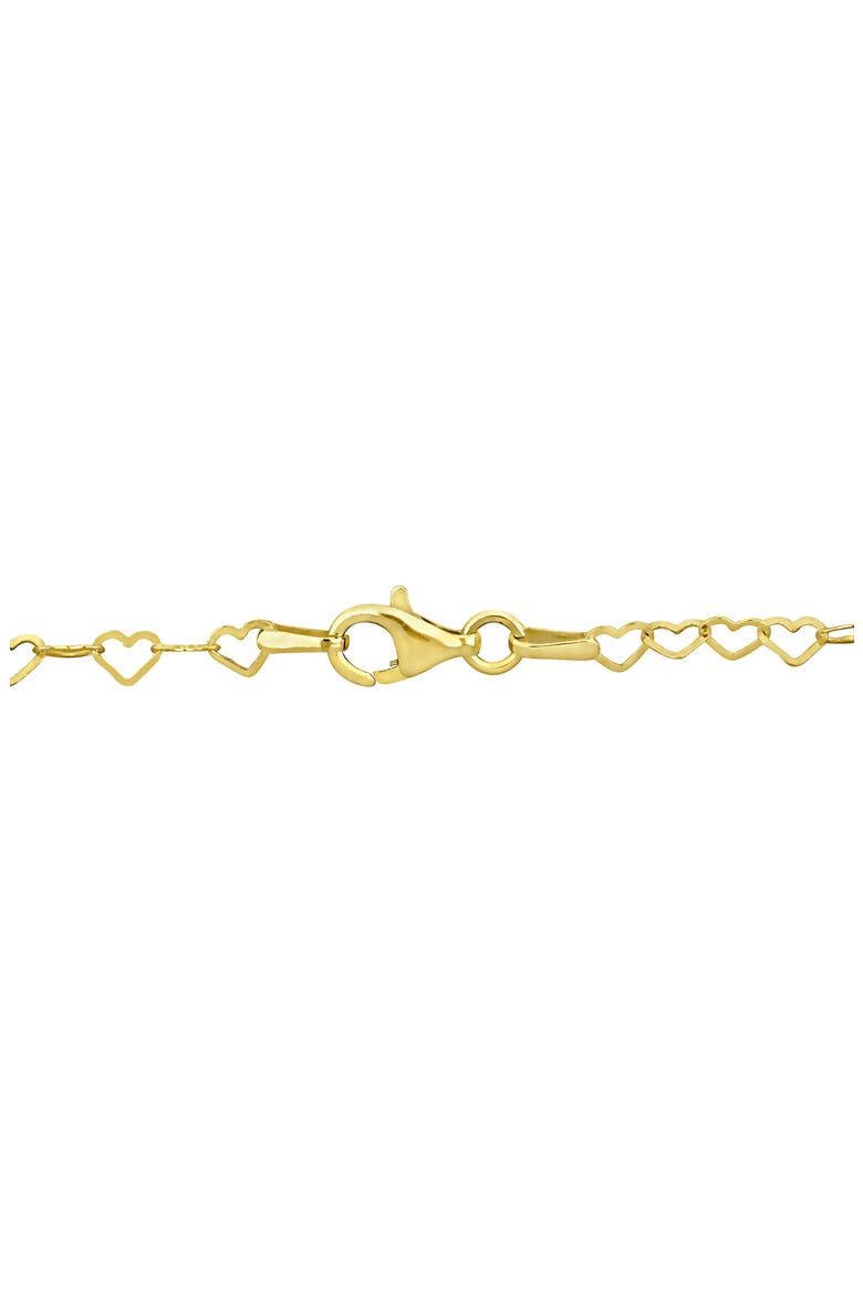 Heart Link Bracelet, Alternate, color, YELLOW