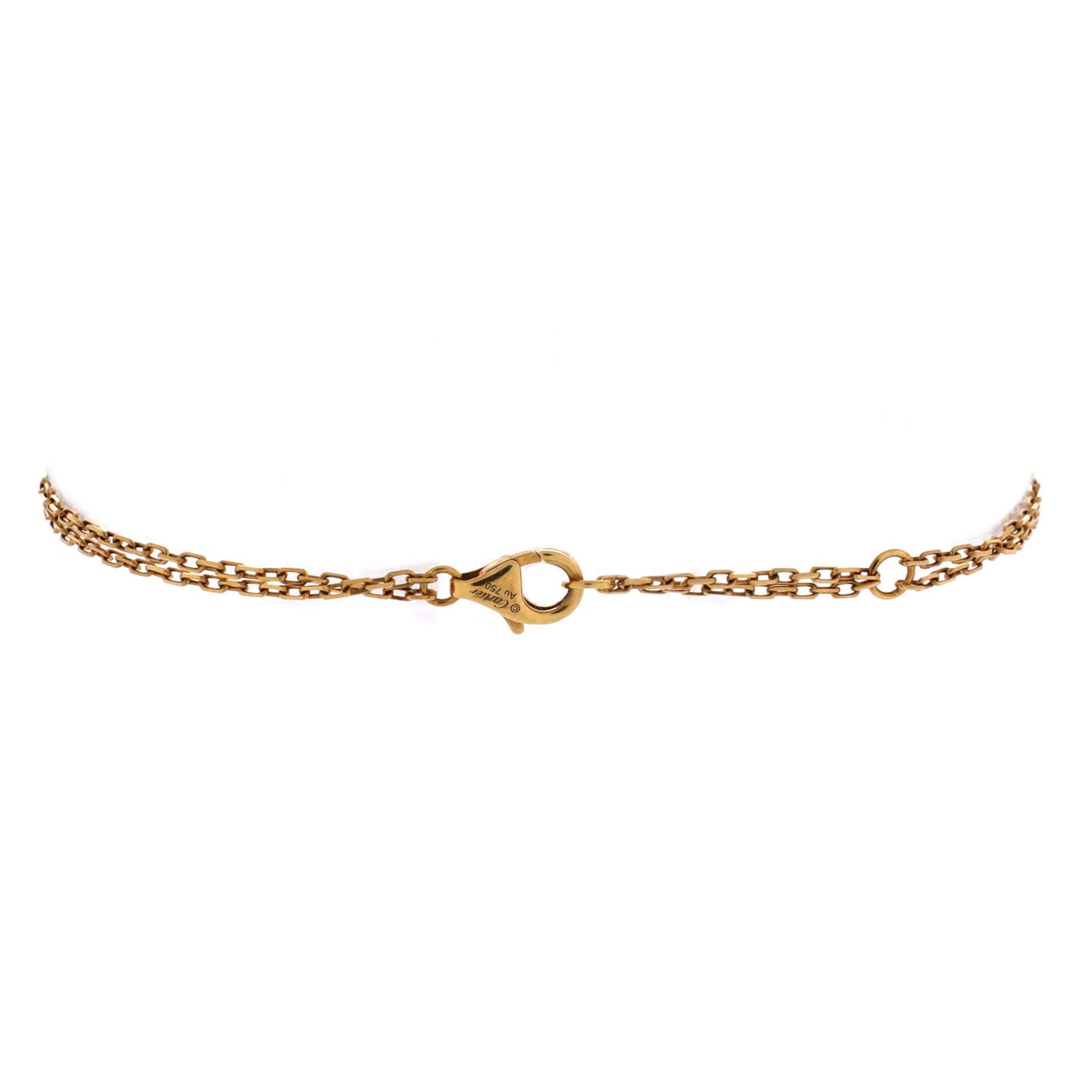 2 Diamonds Love Bracelet 18K Yellow Gold with Diamonds, Alternate, color, Metallic Gold