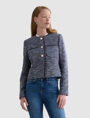 HOBBS LONDON Aleena Cropped Textured Jacket