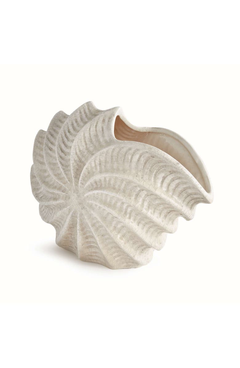 Napa Home & Garden Nautilus Shell Vase, Main, color, 