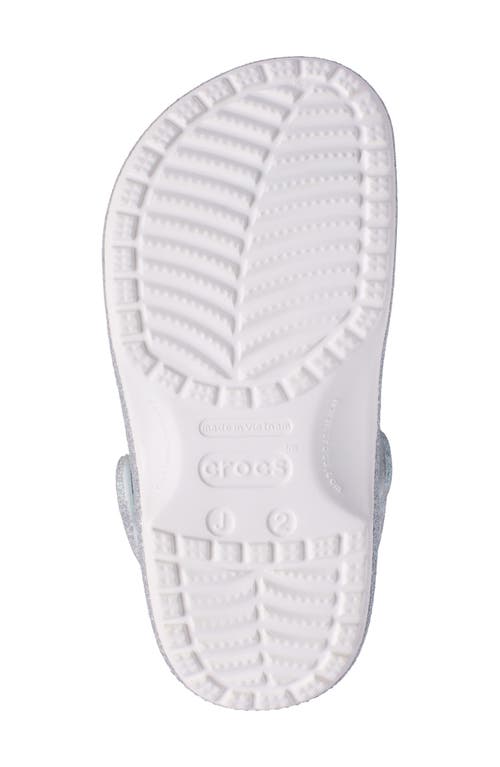 CROCS CROCS KIDS' CLASSIC IRIDESCENT GLITTER CLOG