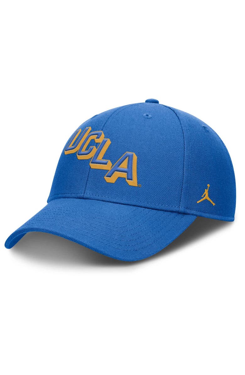 Jordan Brand Men's Jordan Brand Blue UCLA Bruins Slanted Primetime Rise Performance Adjustable Hat, Main, color, Blue