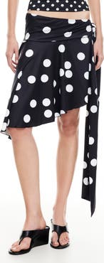 LIONESS Safari Asymmetric Midi Skirt
