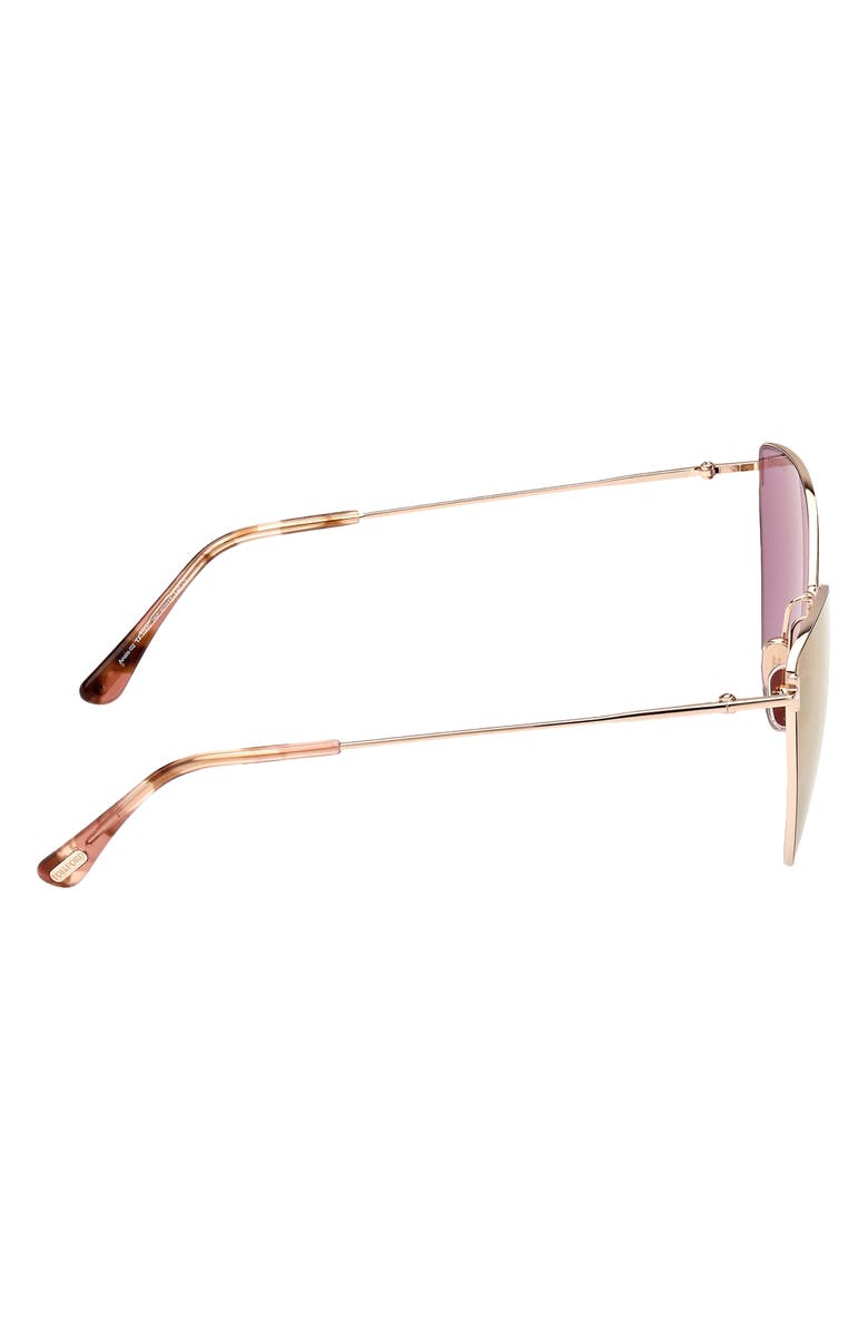 TOM FORD Anais 62mm Cat Eye Sunglasses, Alternate, color, 