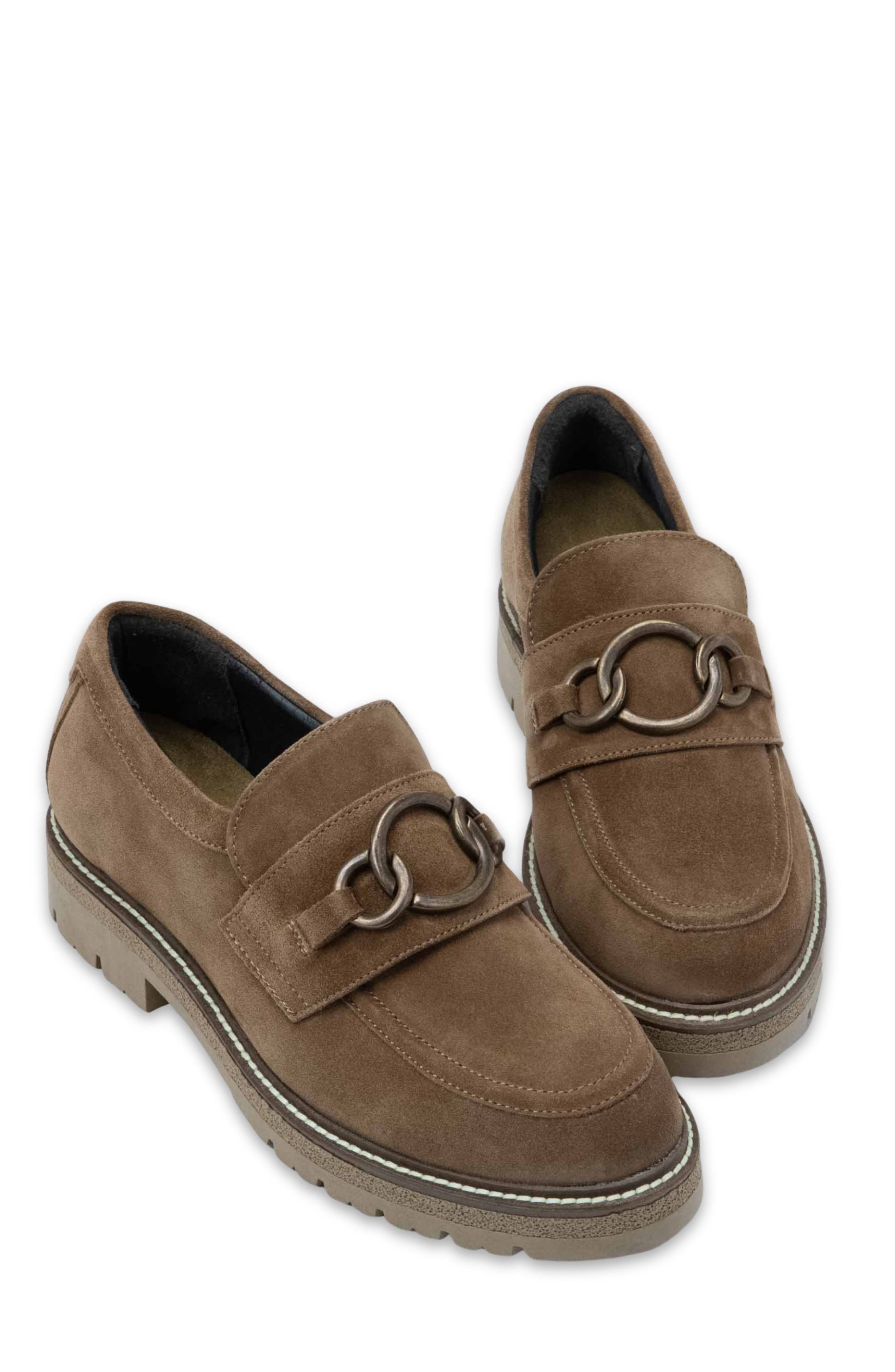 Fremont Platform Loafer, Alternate, color, BROWN CEDAR SUEDE