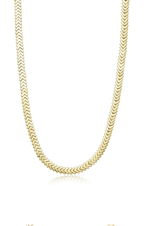 Kiara Chevron Chain Necklace