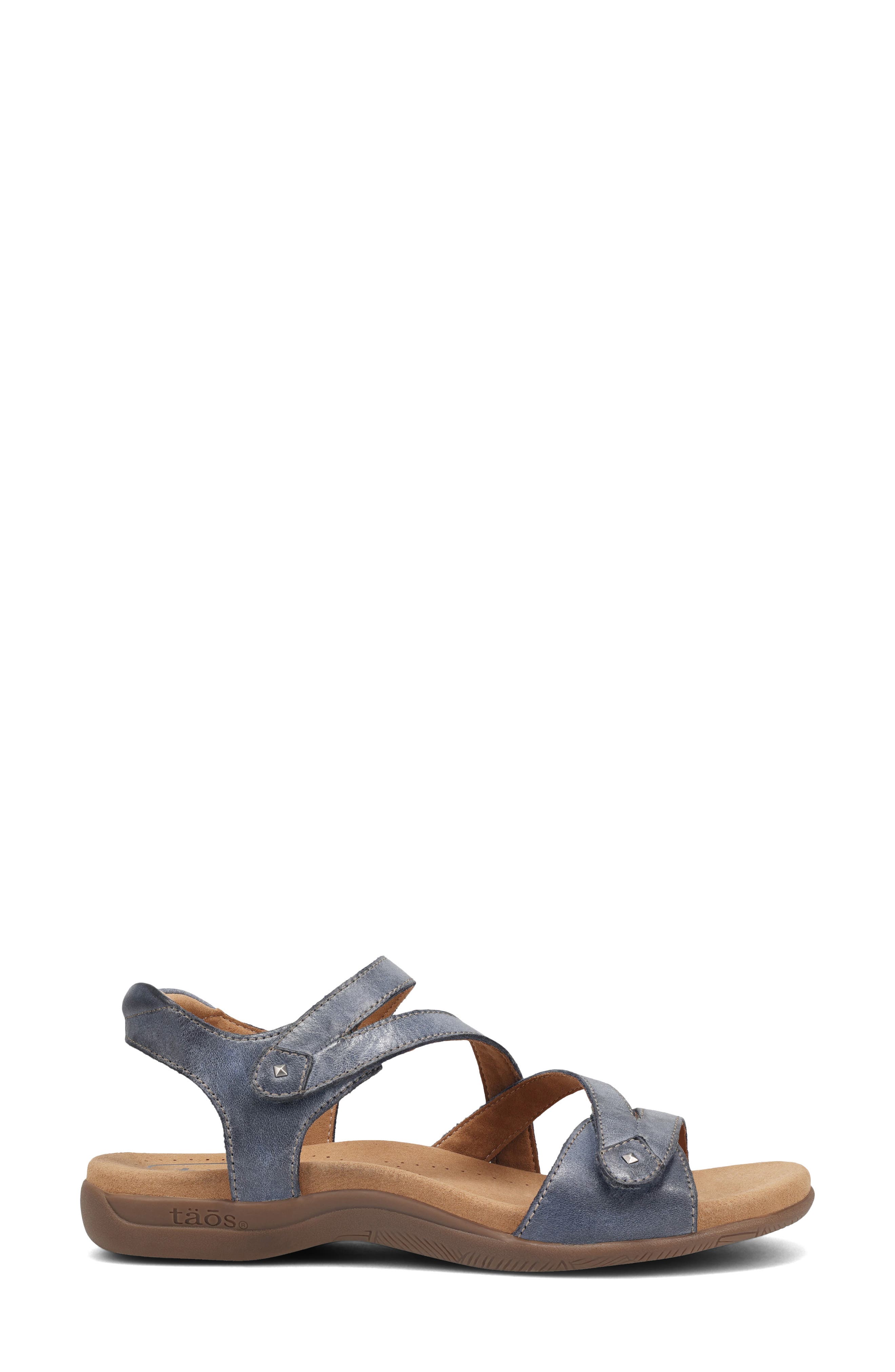Big Time Ankle Strap Sandal, Alternate, color, DARK BLUE