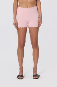 ASTR the Label Scalloped Edge Knit Shorts