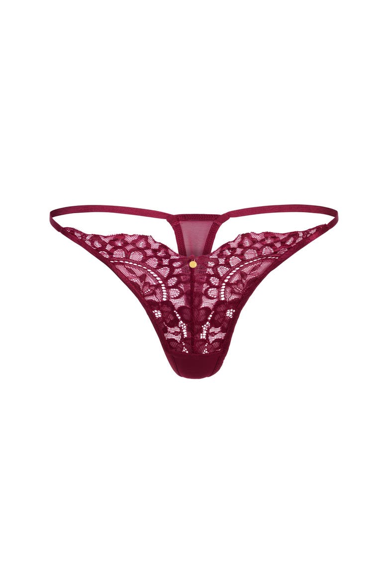 Talulah Thong Panties, Alternate, color, Dark purple