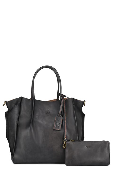 Sprout Land Leather Tote Bag