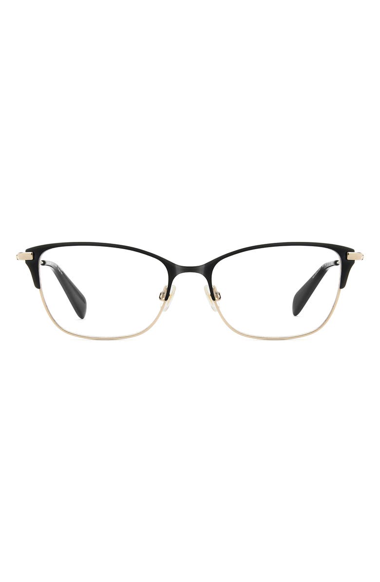 Kate Spade New York lidia 54mm rectangular reading glasses, Main, color, 