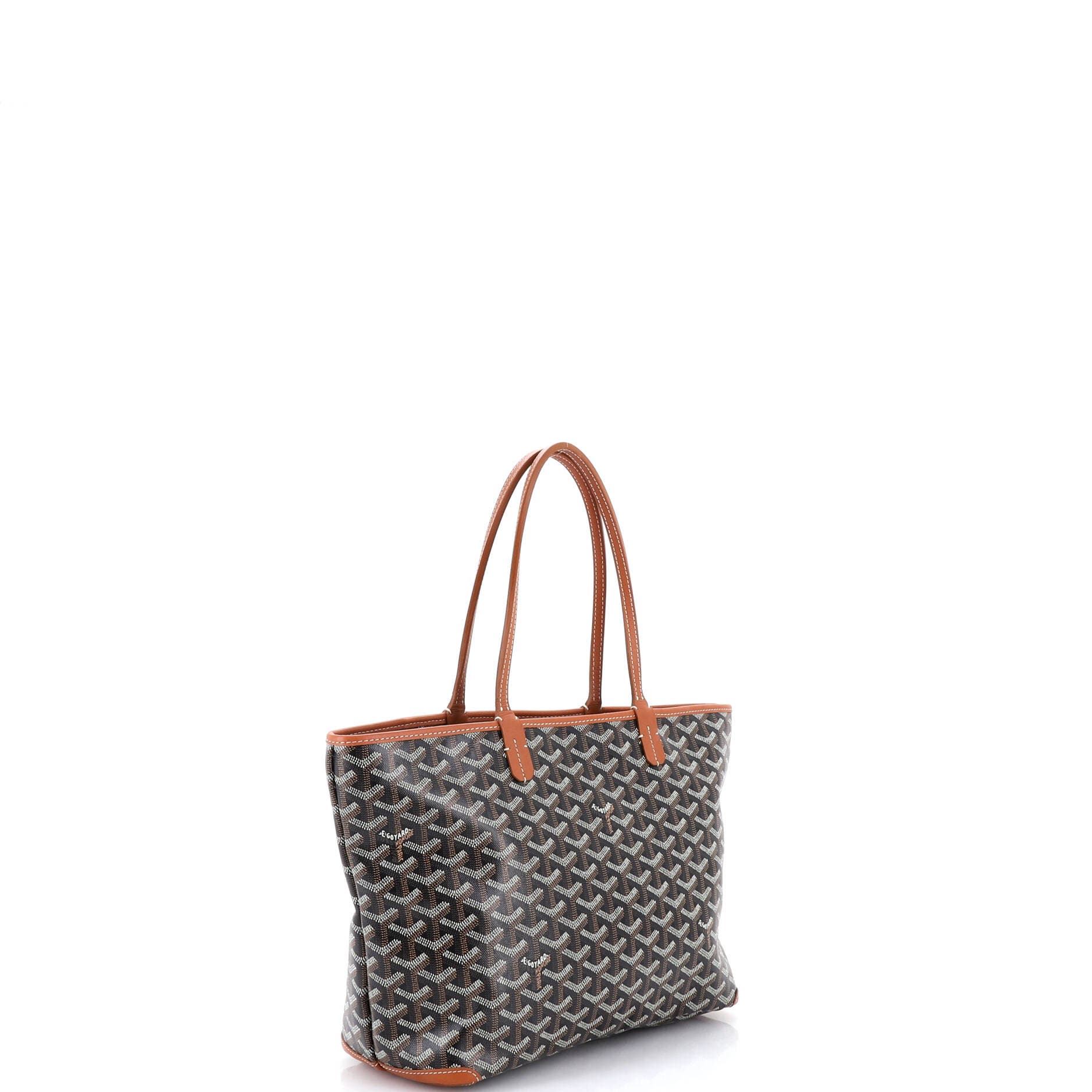 Pre-Owned Goyard Artois Tote Coated Canvas PM, Alternate, color, Black
