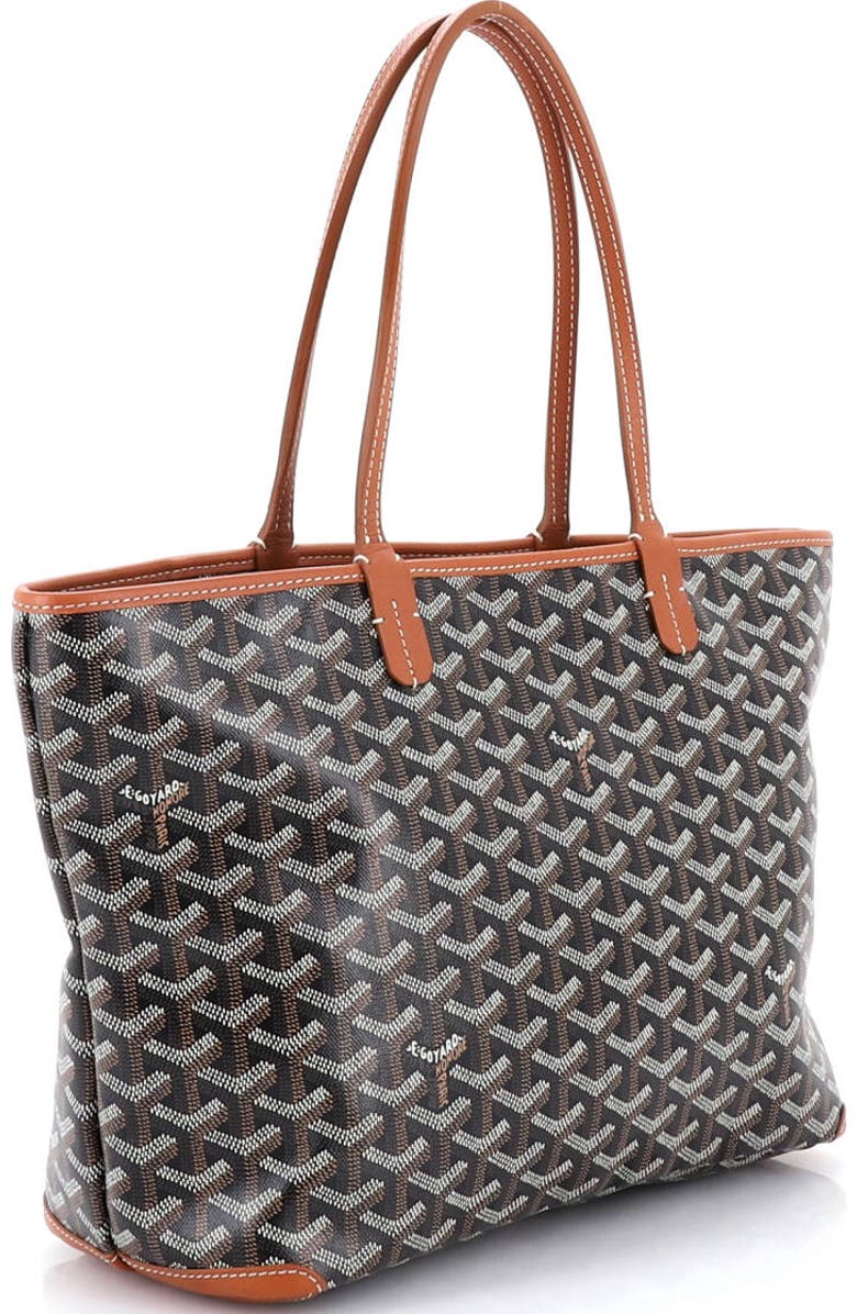 Pre-Owned Goyard Artois Tote Coated Canvas PM, Alternate, color, Black