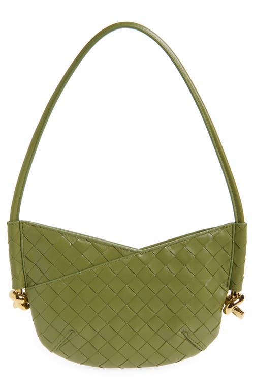 Bottega Veneta Mini Solstice Intrecciato Leather Hobo Bag
