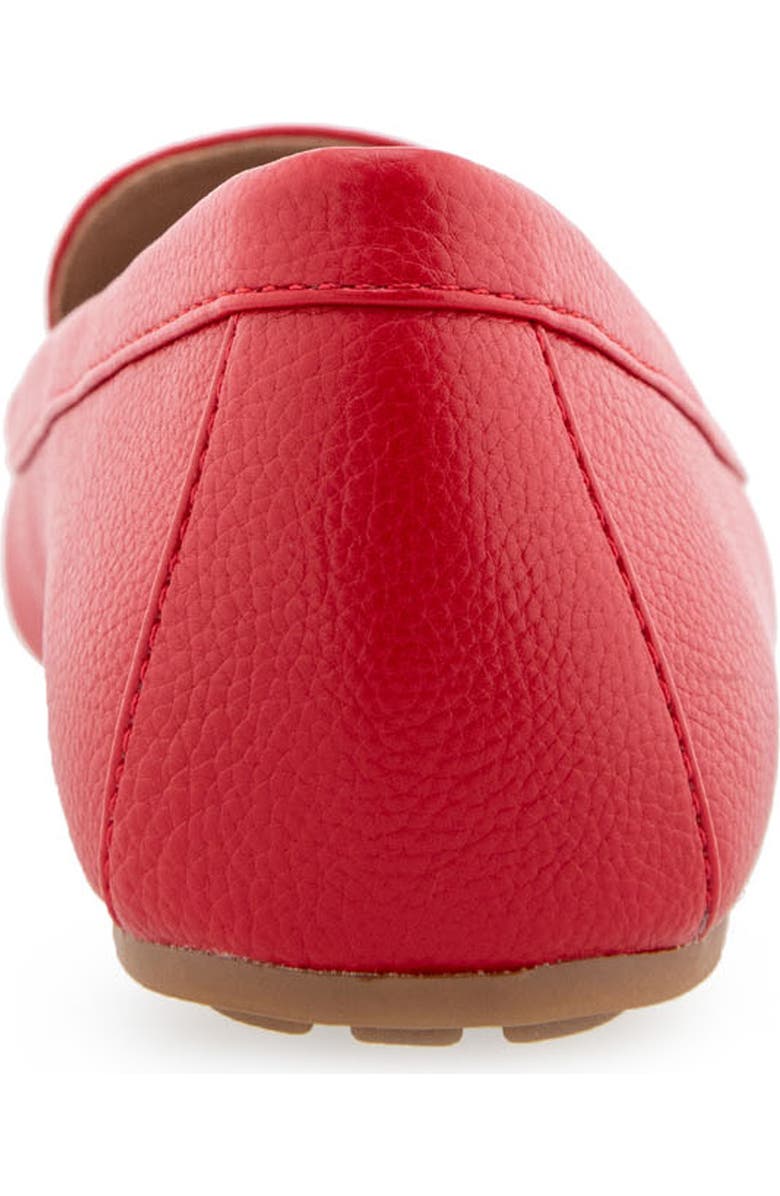 Aerosoles Denver Buckle Loafer, Alternate, color, Racing Red Pu Leather