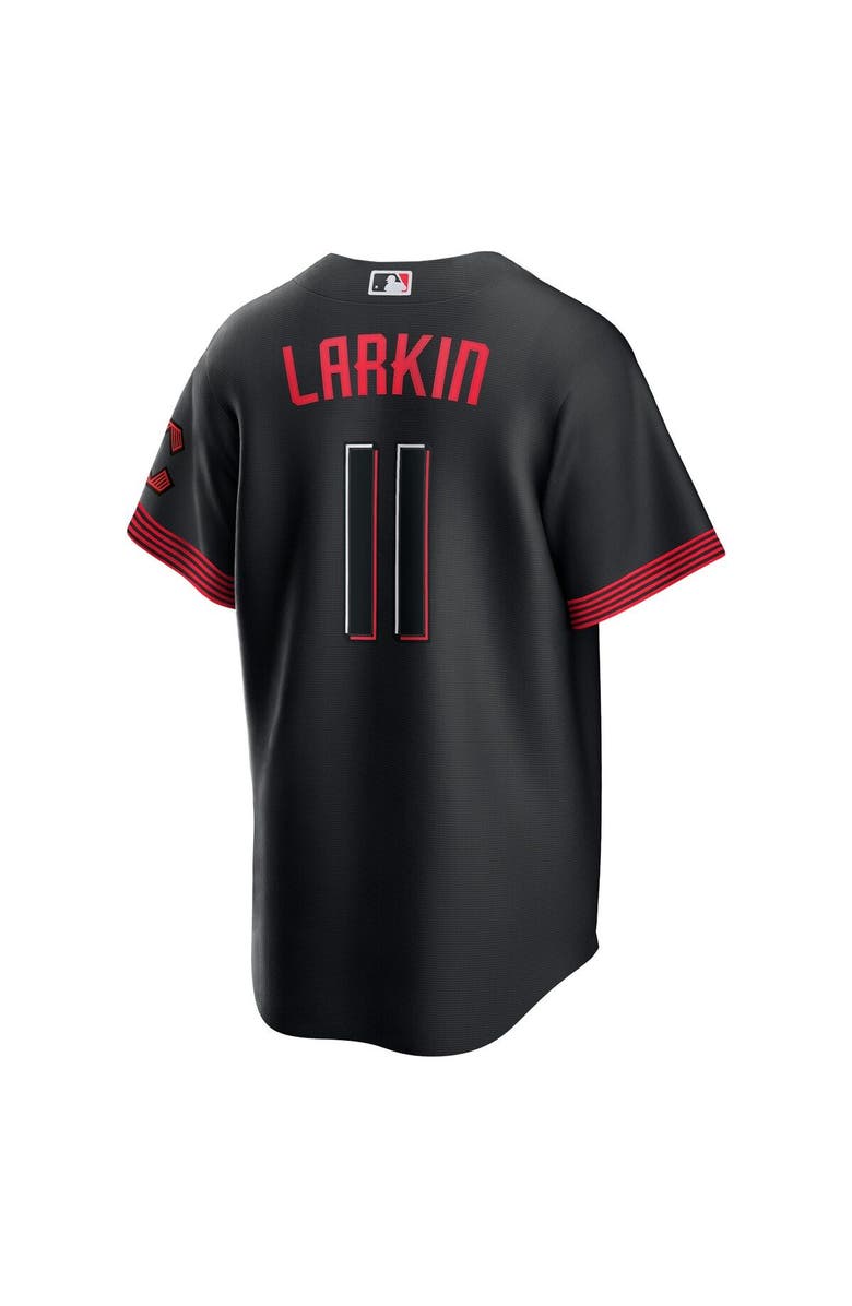 Nike Men's Nike Barry Larkin Black Cincinnati Reds City Connect Replica Player Jersey, Alternate, color, Black