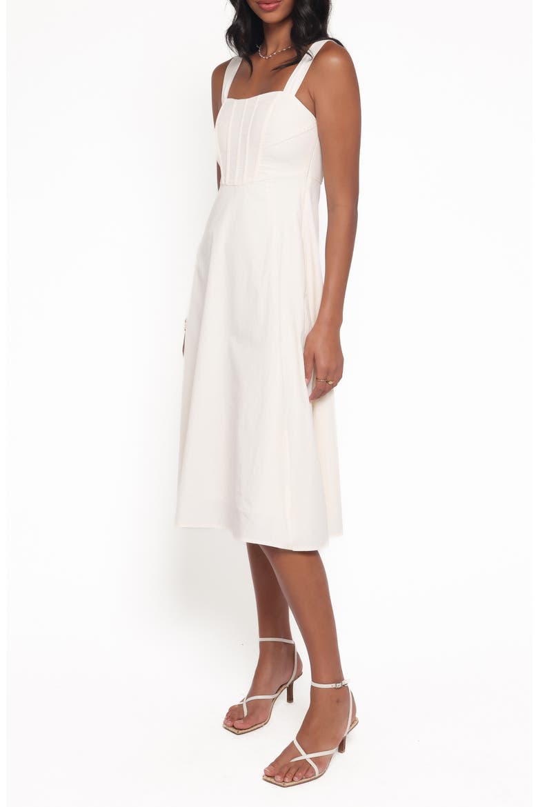 Cosima Midi Dress, Alternate, color, CREAM