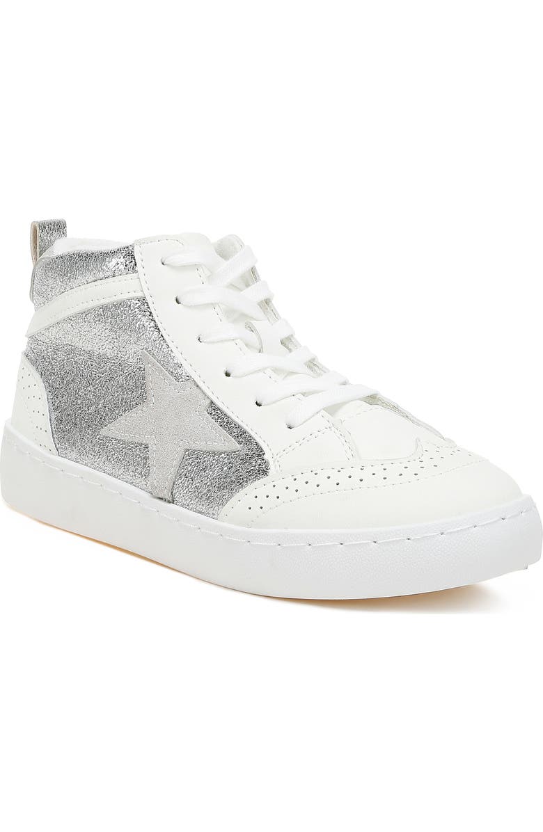 LONDON RAG Sonic Star High Top Sneaker, Main, color, Silver