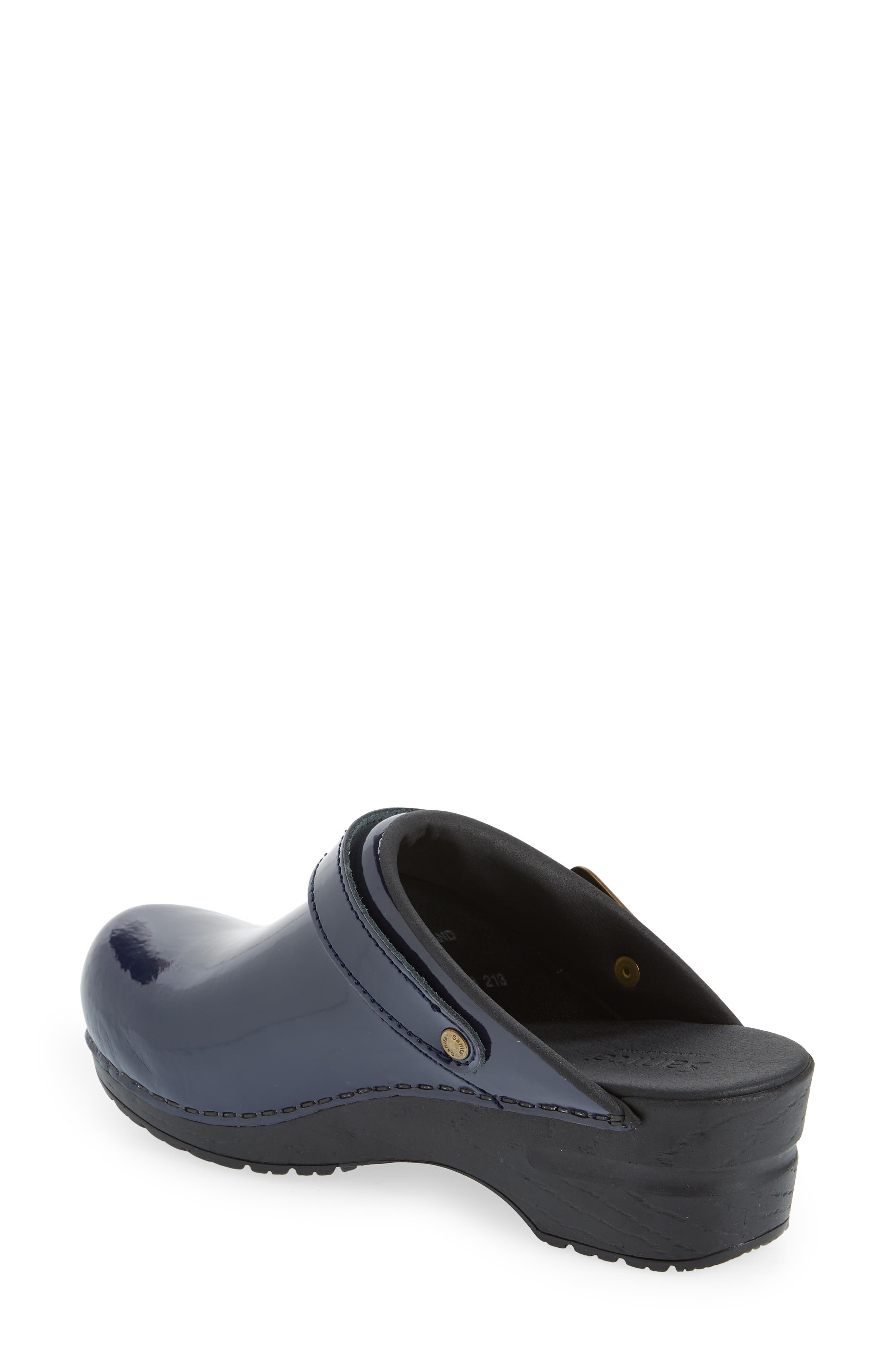 Estelle Polka Dot Clog, Alternate, color, BLUE