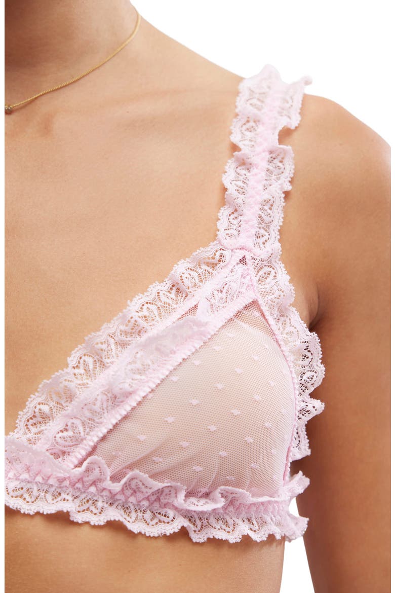Intimately FP Heart To Heart Bralette, Alternate, color, PINK