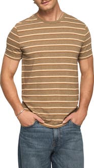 Lucky Brand Stripe Crewneck T-Shirt