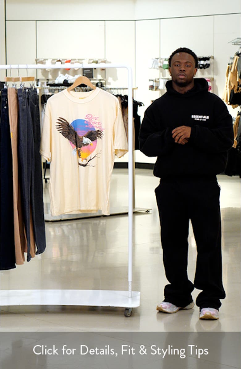 Sunset Cotton Graphic T-Shirt, sales video thumbnail