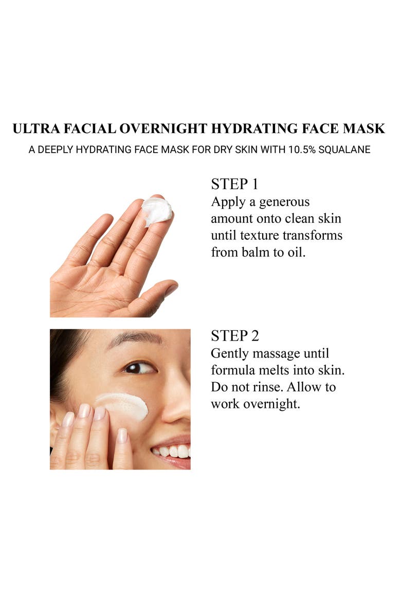 Ultra Facial Overnight Hydrating Face Mask, Alternate, color, NO COLOR