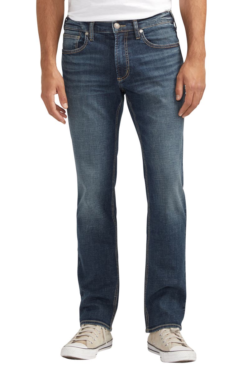 Silver Jeans Co. Allan Straight Leg Jeans, Main, color, Indigo