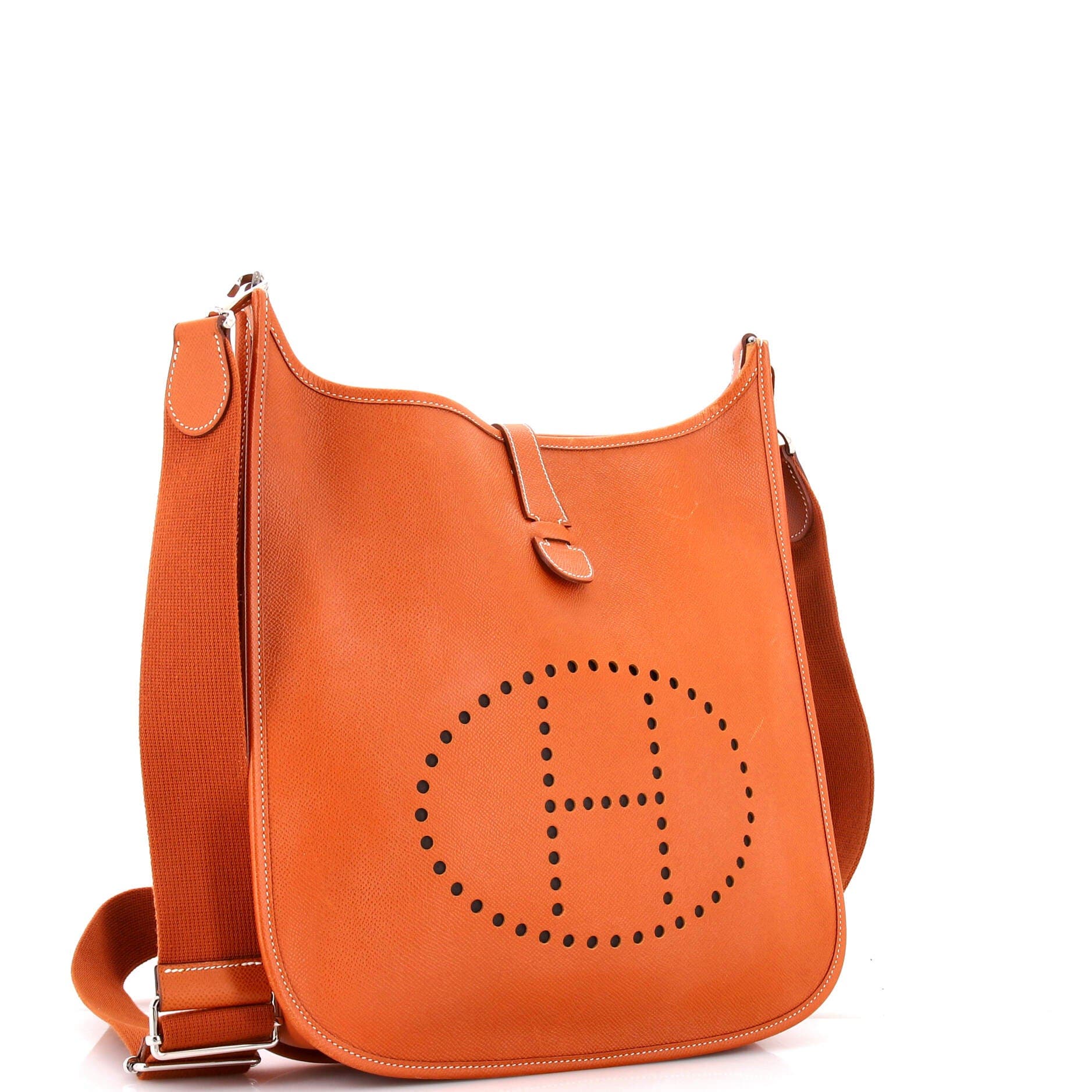 Pre-Owned Hermes Evelyne Bag Gen I Epsom GM, Alternate, color, Gold