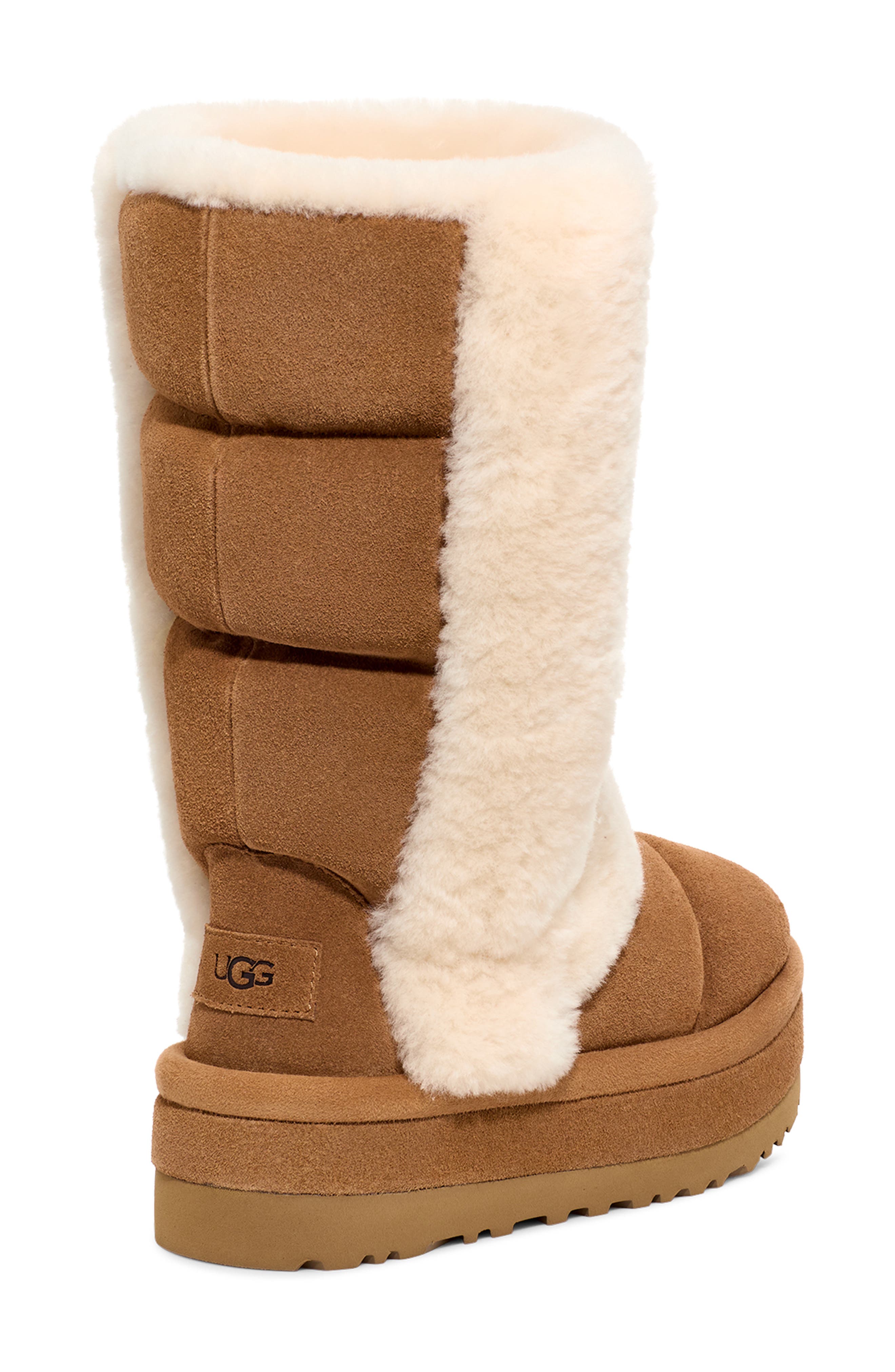 UGG<sup>®</sup> Chillapeak Genuine Shearling Trim Tall Boot, Alternate, color, Che